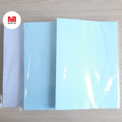 Decal bóc dán đế xanh (in trên mực nước) (100 tờ/xấp) - Máy in & Vật tư chính hãng Mực In Mạnh Tài