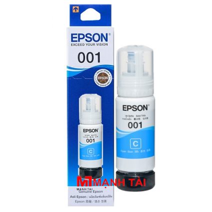 Mực Máy In Epson L6170 Cyan Ink Bottle (C13T03Y200) - Máy in & Vật tư chính hãng Mực In Mạnh Tài