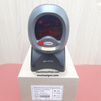 Máy Quét Mã Vạch 1D Eco Print POS – 7900 (Đa Tia) - Máy in & Vật tư chính hãng Mực In Mạnh Tài