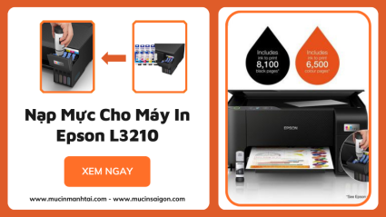 hướng dẫn nạp mực máy in epson L3210