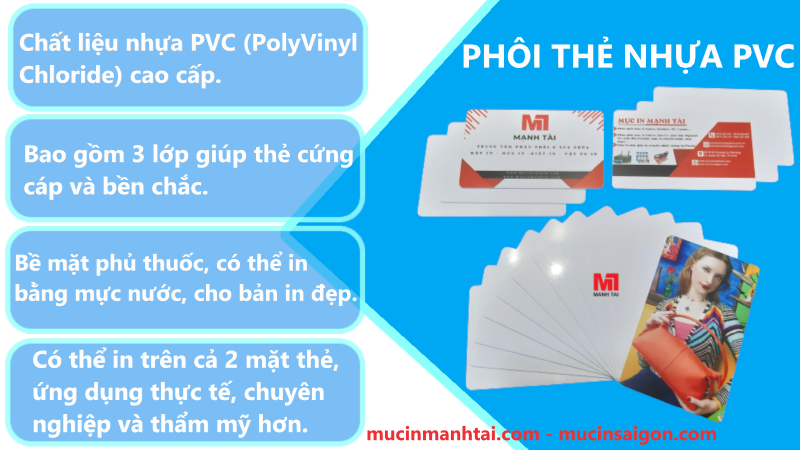 Phôi Thẻ Nhựa PVC