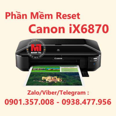 Phần Mềm Reset Canon iX6870