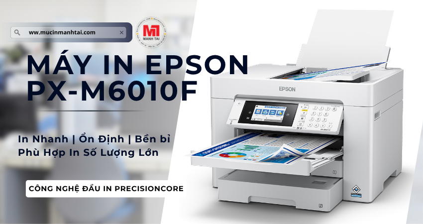 máy Epson M6010F in nhanh ổn định cho tiệm in dịch vụ