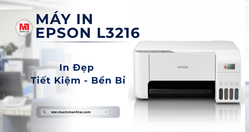 Máy in Epson L3216 chính hãng phù hợp gia đình và văn phòng nhỏ