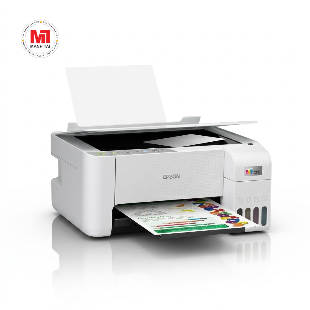 Epson EcoTank L3256 hỗ trợ in màu không dây tiện lợi cho gia đình và văn phòng