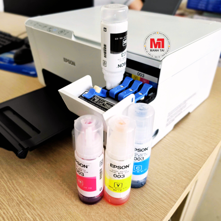 Máy in Epson L3256 nạp mực dễ dàng, thao tác đơn giản