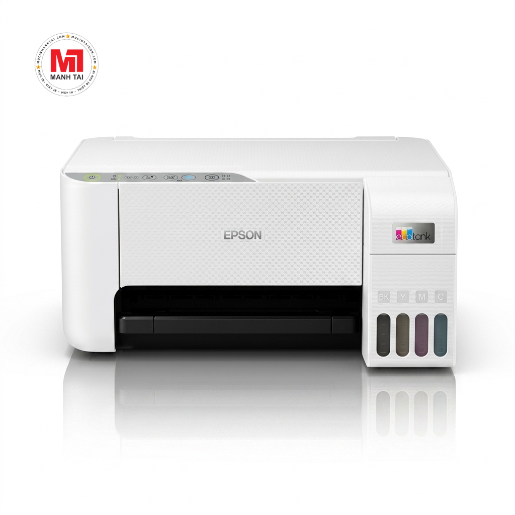 Máy in Epson L3256 WiFi màu trắng đa năng in scan copy chính hãng