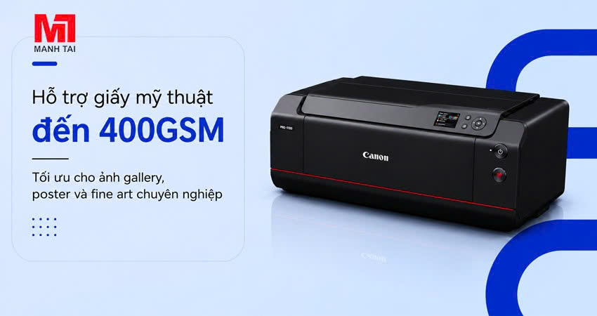Máy in ảnh Canon PRO-510 hỗ trợ giấy fine art và gallery chuyên nghiệp