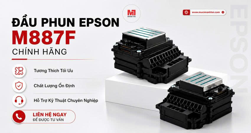 Đầu phun Epson M887F chính hãng chất lượng cao dành cho máy in Epson M887F