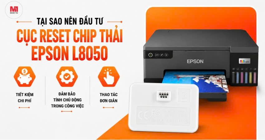 Cục reset chip thải Epson L8050