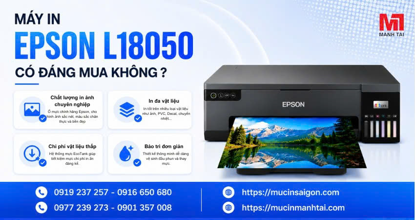 Đánh Giá Máy In Epson L18050: Ưu, Nhược Điểm Và Có Đáng Đầu Tư?