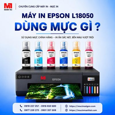 Máy in Epson L18050 dùng mực gì