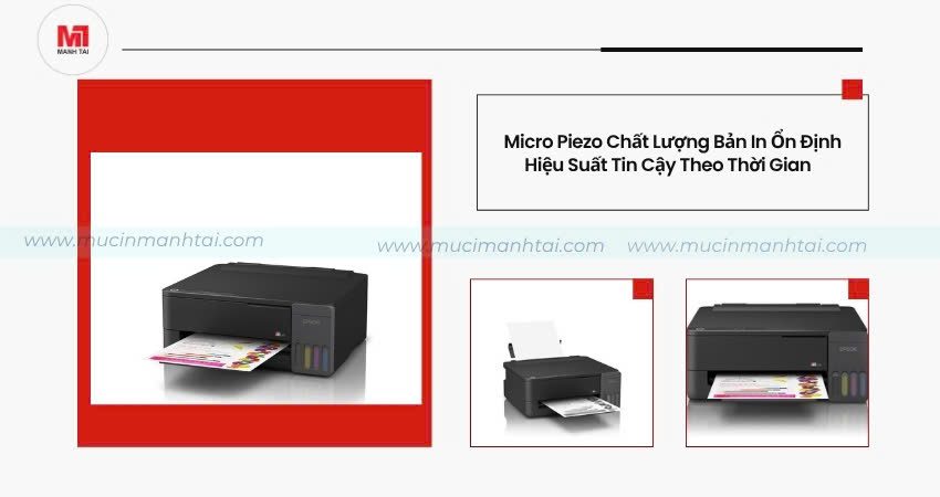 Công nghệ Micro Piezo trên máy in Epson L1310 cho chất lượng bản in ổn định