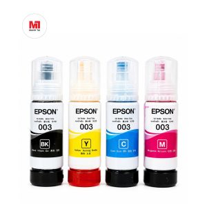 Mực in Epson L1310 chính hãng Epson 003 gồm 4 màu Black Cyan Magenta Yellow