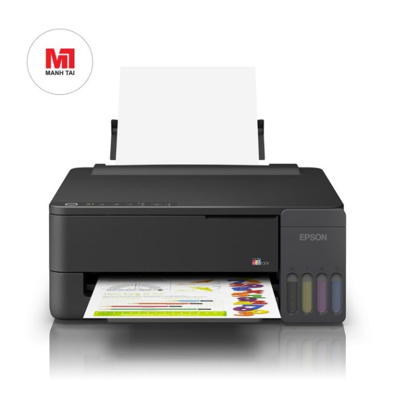 Máy in Epson L1350 đang in tài liệu màu