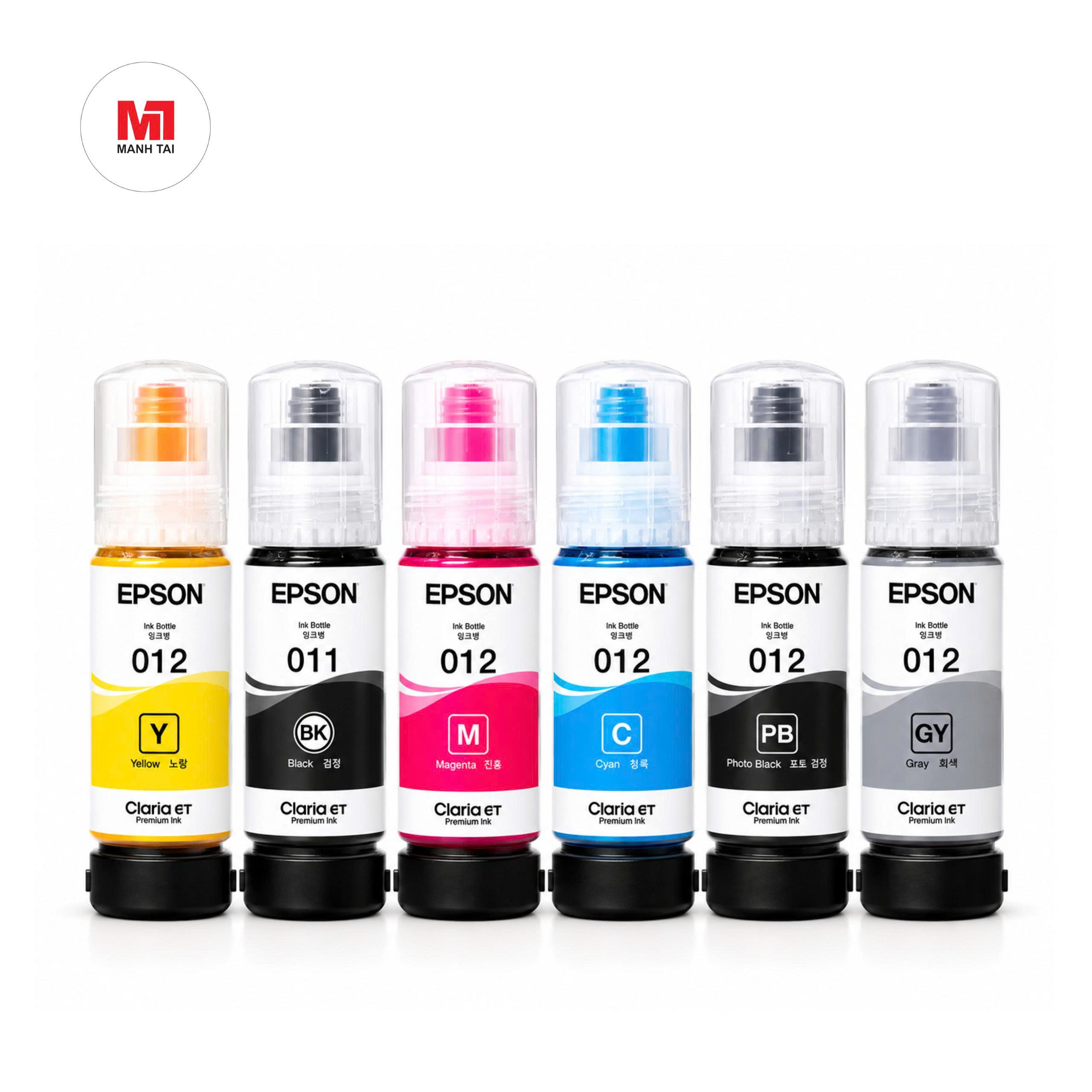 Mực Epson L8180 Claria ET Premium 6 màu 011 012