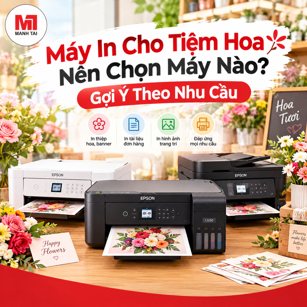 Máy In Cho Tiệm Hoa Nên Chọn Máy Nào?