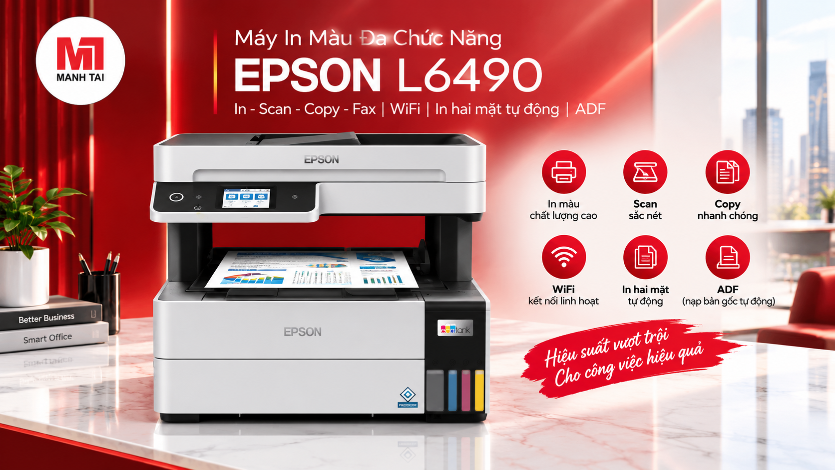Máy in Epson L6490 đa chức năng