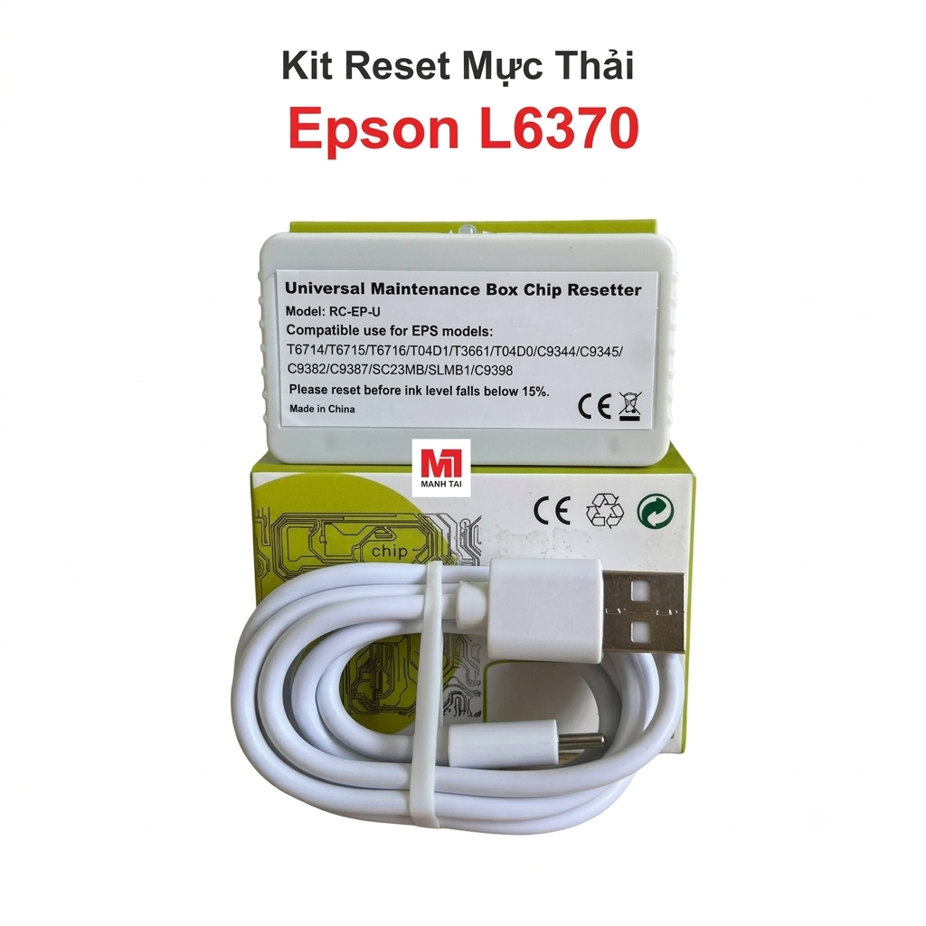 Kit Reset Chip Mực Thải Epson L6370